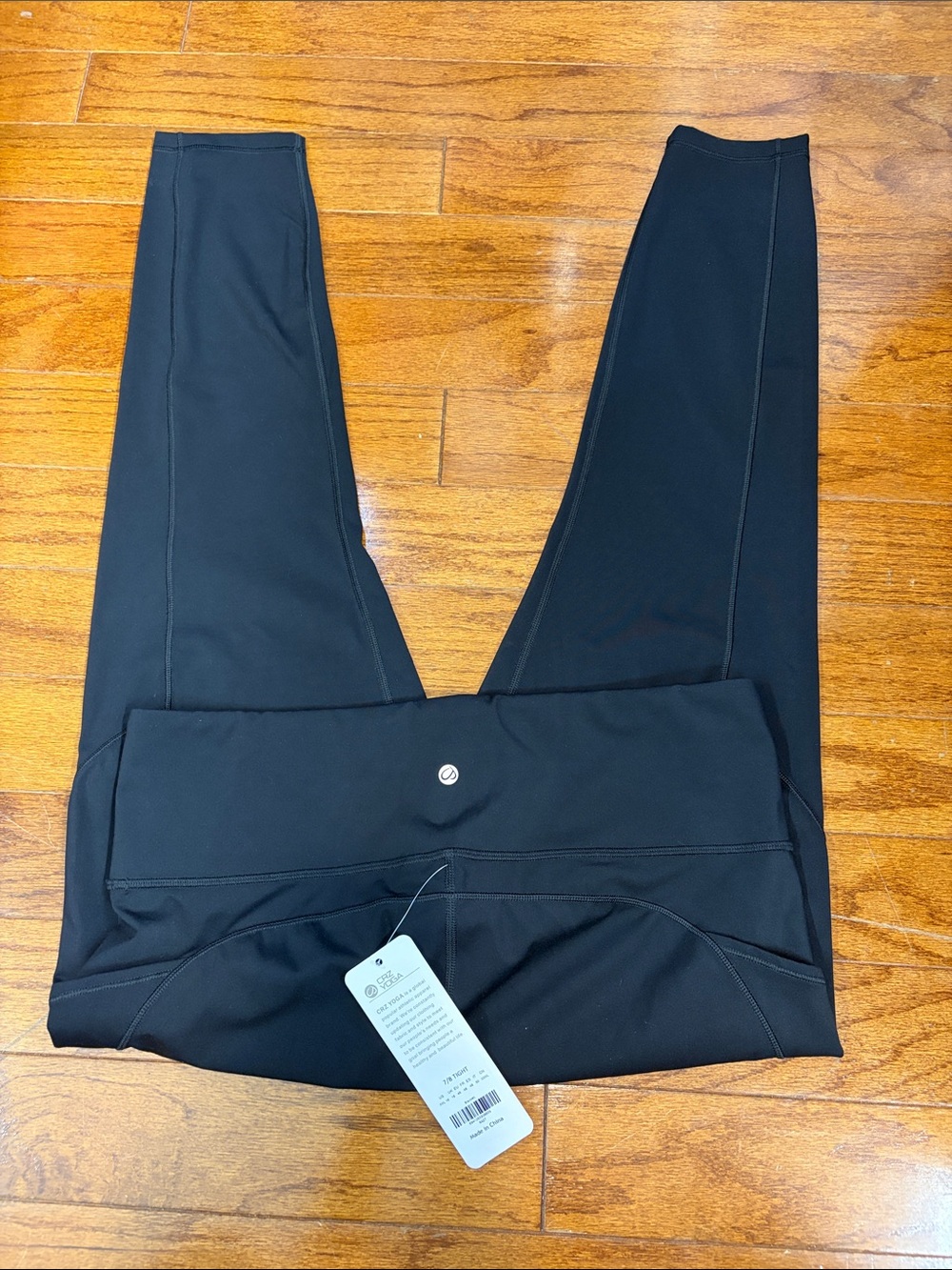 CRZ YOGA women’s 7/8 black tight leggings with pockets xxl 16 NWT